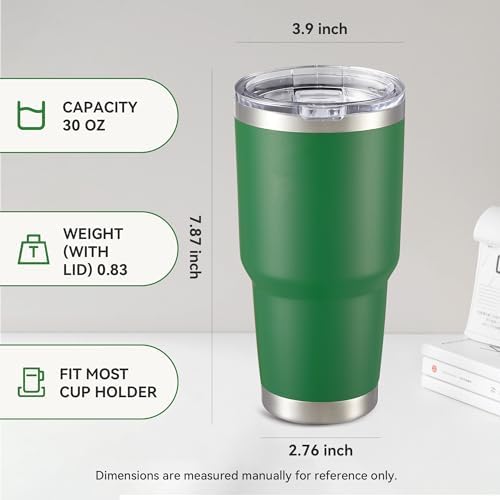 30 oz Tumbler with Lid Stainless Steel Tumblers Bulk, 8 Pack - Image 4