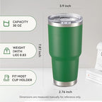 30 oz Tumbler with Lid Stainless Steel Tumblers Bulk, 8 Pack - Image 4