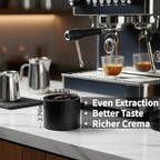 58mm WDT Tool for Espresso, Coffee Distribution Tool with 10 Stainless Steel Needles, Triple-Gear Rotation System, 24 Strong Magnets, All-Metal CNC Aluminum Espresso Stirrer, Coffee Bar Accessories - Image 6