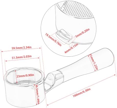 51mm Bottomless Portafilter for Certain De'Longhi Models with Alumina Handle - Image 3