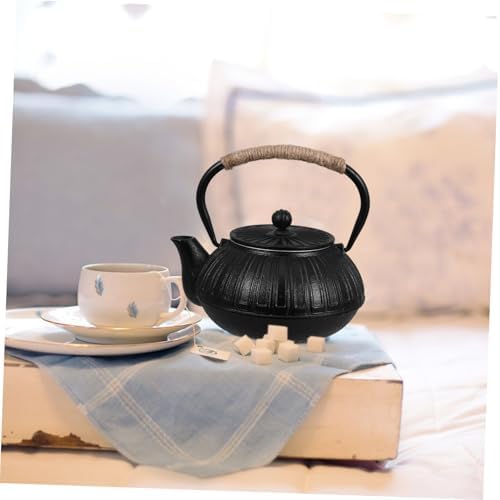 Cast Iron Teapot for Brewing Water 600ml with Tea Filter - Image 5