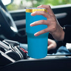 20 oz Tumbler Bulk Stainless Steel Tumblers with Lids and Straws BabyBlue - Image 6
