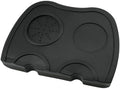 Black Coffee Tamper Mat Silicone Anti-skid Espresso Coffee Tamping Rest Holder Corner Edge Pad Compatible with Home Office Bar Coffee ShopNO.1041(Black L) by Unknown