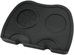 Black Coffee Tamper Mat Silicone Anti-skid Espresso Coffee Tamping Rest Holder Corner Edge Pad Compatible with Home Office Bar Coffee ShopNO.1041(Black L) by Unknown