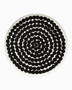MARIMEKKO Oiva Rsymatto Dish Set - Includes: 2 Plates (8") & 2 Mugs (8.8oz) - Iconic Black & White Stoneware Set for Refining Your Kitchen Decor - Image 4