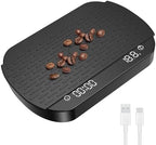 Coffee Scale with Timer, Espresso Scale with Flow Rate Function, 3000g/0.1g High Accuracy, Rechargeable Digital Coffee Scale for Pour Over Drip Coffee by 3T6B