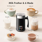 Milk Frother and Steamer, 6-in-1 Electric Milk Frother - Image 3