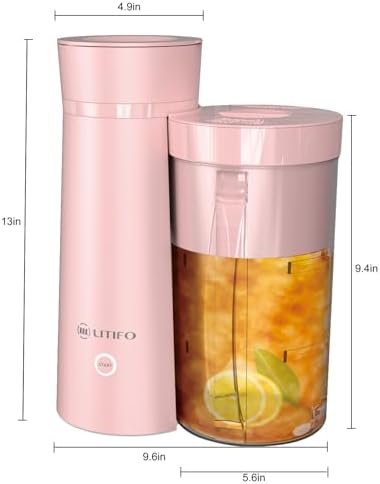 LITIFO Iced Tea Maker and Iced Coffee Maker Brewing System with 2-quart Pitcher, Perfect For Fruit Infused Tea, Lemonade, Flavored Water (Pink) - Image 5