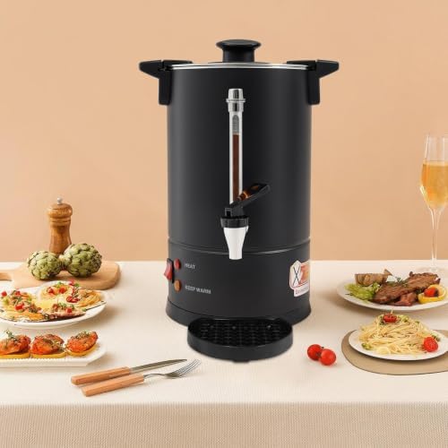 7L Commercial Coffee Urn,Stainless Steel Large Coffee Maker - Image 7