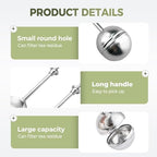 Long Handle Stainless Steel Tea Strainer, 2026 New Mesh Tea Infuser, Reusable Tea Ball for Loose Leaf Tea, Easy Clean Tea Accessories for Home, Fine Mesh Tea Strainer for Tea Lovers(2 Pcs) - Image 7
