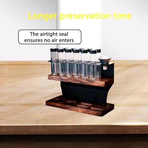 8-Piece Vacuum Coffee Canister Set (2-Layer Stand) – Airtight Jars + Funnel for Coffee Enthusiasts & Cafés | Fresh Bean/Tea Storage for Kitchen Countertops - Image 2