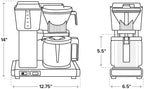 Technivorm Moccamaster 53634 KBGV Select 10-Cup Coffee Maker Sorbet, 40 Ounce, 1.25l - Image 4