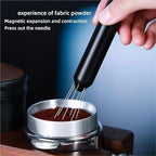 Shrinkable Portable 6pcs 0.4mm Needles Espresso Coffee Stirrer Coffee Needle Distributor With Base - Image 3