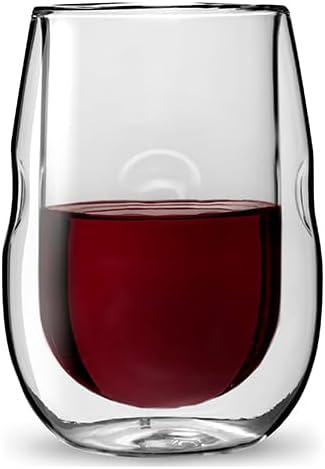 Ozeri Moderna Artisan Series Double Wall Insulated 10 oz Wine Glasses - Image 4