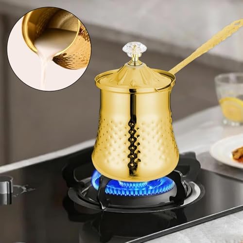 coffee maker， Gold W Anti Overflow Spout Tea Kettle for Coffee(Large) - Image 2