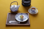 Narumi 9682-20894 Cup and Saucer Set, Milan, 5.3 fl oz (160 cc), Blue, Floral, Plum Blossoms, Chints, Mesh, Pair of Coffee Cups & Saucers, Wedding Gift, Made in Japan, Gift Box Included - Image 5