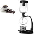 Glass Siphon Coffee Maker, Vacuum Technology Tabletop Pot for Brewing Hot Tea, Large Capacity for 3-4 Guests, Heat-Resistant -30°C to 180°C for Home and Office by Unknown