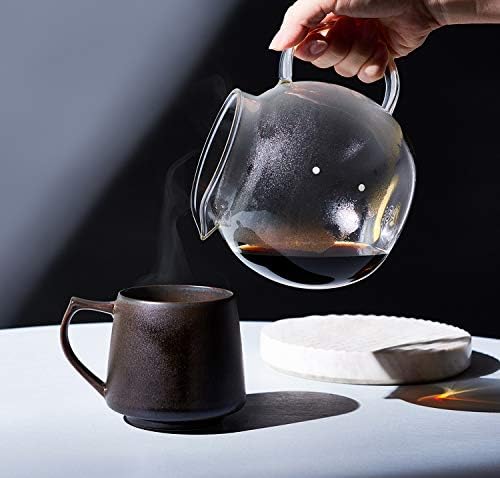 Cores C516 Clear Glass Server, 6 Cup, Coffee Pot, Teapot, Stylish, Interior, Easy to Pour - Image 4