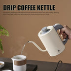 Gooseneck Electric Kettle, 600W 800ml Precise Temperature Control, Stainless Steel Interior, Fast Heating for Pour Over Coffee, Tea & Boiling Water (US Plug 110V) - Image 2