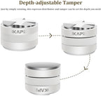 IKAPE Coffee Products, 49MM Coffee Distributor & Hand Tamper, Adjustable Depth Espresso Distributor Fits All 49mm Espresso Portafilter - Image 3
