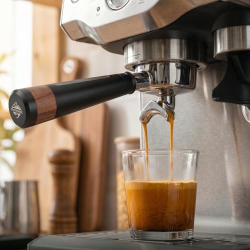 54mm Double Spout Portafilter for Breville 3 Ear Aluminum Handle - Image 2
