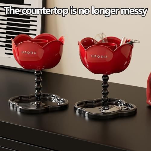 Key Bowl for Entryway Table, Pen Holder for Desk Cute-Sunglass, Jewelry, Makeup Organizer-Cupcake Stand for Candy, Cookies-Tea Bag & Coffee Bar Snack Organiser for Pantry Storage (3 Tier-Green) - Image 6