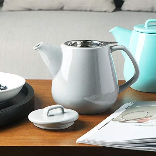 Sweejar 40oz Tea pot with Removable Stainless Steel Infuser,Dishwasher Safe Tea Pots for Loose Tea,Tea Pots with Infuser for Chrismas Women Gift (Gray) - Image 5