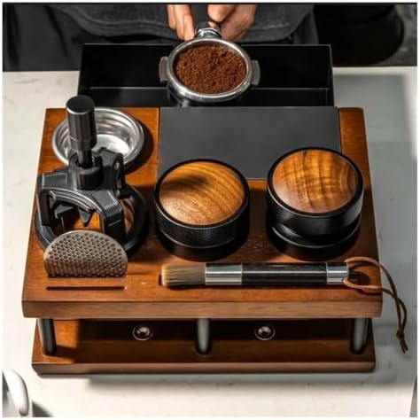51-58mm Coffee Tamper Station Stand With Knock(Double Layer) - Image 2