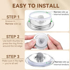 CAPMESSO Reusable K Cups with 20pcs Silicone Gaskets: Stainless Steel Reusable Coffee Pods - Dual-Mesh Refillable Coffee Filter for Richer Coffee NO Grit - Image 6