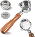 54mm Bottomless Portafilter for Breville Barista Express 878/875 & Bambino Plus - 3 Ear Unpressurized Steel Filter Compatible with Sage BES840/870/500BSS by Unknown