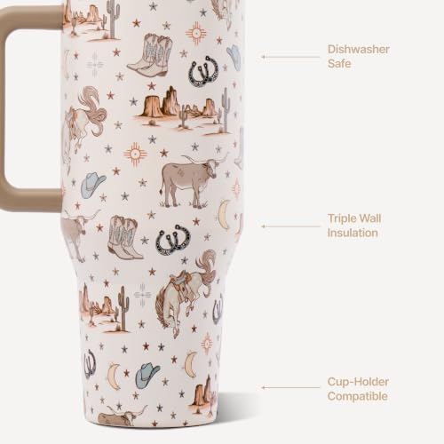 HydroJug Traveler 32oz, Insulated Tumbler with Handle & Straw, Mesa - Image 3