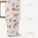 HydroJug Traveler 32oz, Insulated Tumbler with Handle & Straw, Mesa - Image 3