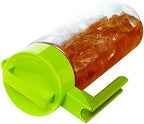 Takeya Flash Chill Iced Tea Maker - Versatile Tea Brewer for Loose/Bagged Tea - Patented Flash Chill Tech Hot/Cold Use BPA-Free Tritan Dishwasher Safe - Airtight Lid Made in USA - 2 Quart/Avocado - Image 2