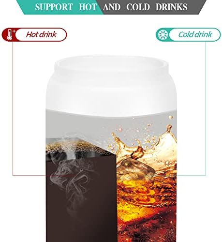 WHEATHUSK 12 Pack Sublimation Glass Cups Frosted 16oz Blanks Beer Can Borosilicate Glasses Tumbler with Bamboo Lids and Straws for Beer, Juice, Soda, Iced Coffee, Drinks - Image 4