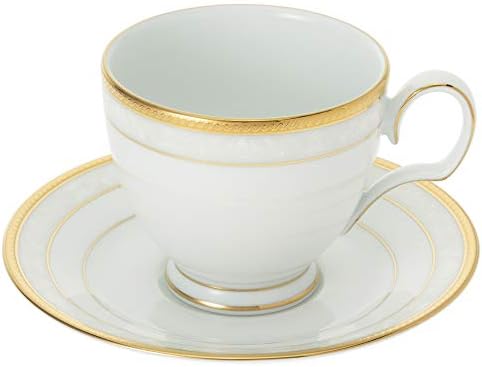 Noritake P91988/4335 Cup & Saucer (Pair) (COFFEE & TEA COFFEE) 250cc Hampshire Gold 2 Guests Fine Porcelain - Image 5