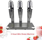 3 Head Electric Milk Shake Machine, 110V 18000RMP Powerful Electric Tea Drink Mix Milkshake Mixer with 3 x 800ml Cup, Milk Frother Mixer for Milk Drink Tea Juice - Image 6