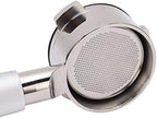 Fabater Stainless Steel 54mm Bottomless Coffee Portafilter 3 Ears for 8 Series, Food Grade Coffee Machine Accessories with Single Layer Filter (Silver) - Image 2