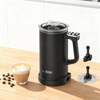 Yajuyi Electric Milk Frother Automatic and Cold Froth Stainless Steel Nonstick Interior Suitable for Home Kitchen Dining Espresso, Black - Image 6