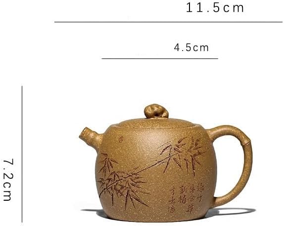 Tea Kettle 180ML Handmade Purple Clay Teapots Handmade Pot Raw Ore Section Mud Tea Maker Kettle Zisha Teaset Accessories Ceramic Tea Infuser - Image 2