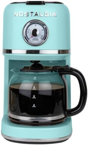 Nostalgia Classic Retro 10 Cup Coffee Maker, Aqua by Nostalgia