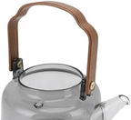 Jeffergarden 1000ml Glass Teapot with Removable Infuser, High Borosilicate Tea Kettle with Walnut Handle and 304 Stainless Steel Lid, for Electric Ceramic Stove Home Tea House Office - Image 7