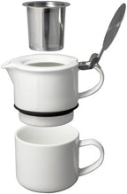 FORLIFE Tea for One with Infuser 14 ounces, White - Image 2