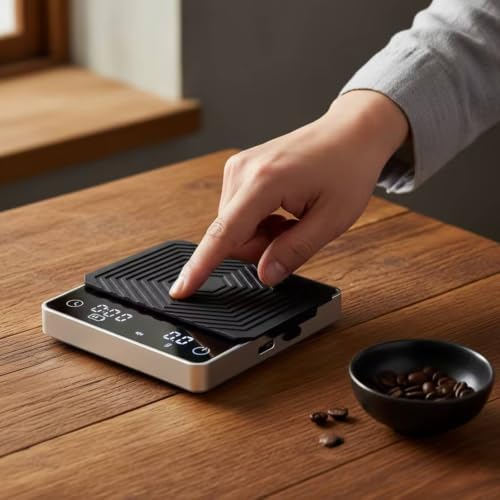 predolo Electronic Coffee Scale with Timer High-End Coffee Scale with Timer for Baristas, Coffee Machines - Image 6