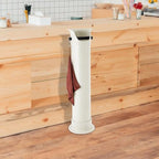 Espresso Coffee Knock Box, Commercial Knock Box for Espresso Coffee Grounds, Floor Standing Coffee Knock Box with 30pcs Garbage Bags and Towel (White) - Image 4