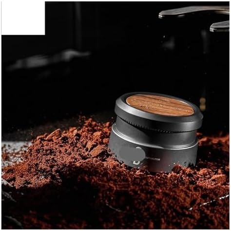 Espresso Tamper, Compatible For MUVNA, V2,Slow Rebound Coffee Tamper With Stainless Steel Ripple Base For 51mm / 53mm / 58mm Portafilters(Tamper-Black-58 bottom thread) - Image 4