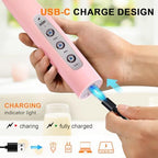 YUSWKO Handheld Milk Frother Wand for Coffee, Rechargeable Electric Whisk - Image 2