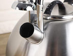 Stovetop Tea Kettle Whistling Teapot Tea Kettle Stainless Steel Whistling Kettle 3.5L Hot Water Boiler Kettle Kitchen Stovetop Tea Kettle Teapot Stove Top Kettl, - Image 5