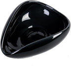 Coffee Beans Dosing Trays, Pure Coffee Bean Dosing Cup, White Ceramic Dosing Vessel, Spoon Shovel Tea Trays(Black) by Unknown
