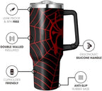 40 Oz Tumbler With Handle and Straw, Reusable Stainless Steel Travel Mug Keeps Drinks Cold & Hot, Leak Proof Insulated Tumbler for Water, Iced Coffee or Iced Tea for Woman Girl - Image 2