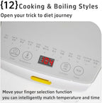 Health Pot Electric Kettle with Infuserand stew pot,Smart Fruit Hot Tea Maker, Temperature Control and Tea Keep Warm, 12 Functional Procedures, 1.8 Liters of Capacity - Image 3